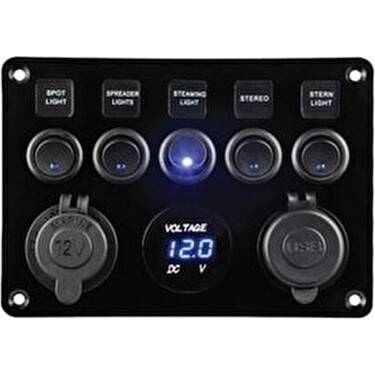 BFY KROM SWITCH PANEL MAVİ IŞIKLI - 3