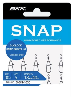 BKK Duolock Snap Swivel-51 Fırdöndü - 2