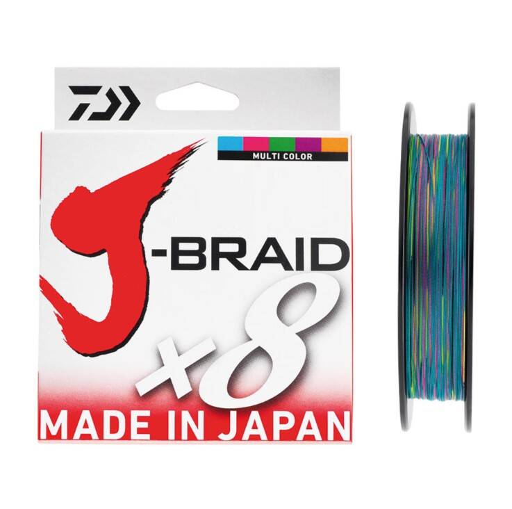 DAIWA JBRAID 8B 500M, 0,35MM, MULTI COLOR İP MİSİNA - 1