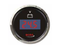 DİJİTAL VOLTMETRE 12-24V SİYAH - 1