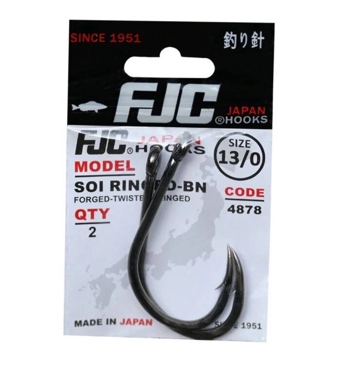 FJC4878-10/0 4878 SOI RINGED, NO:10/0, BLACK NIKEL, 2P - 1