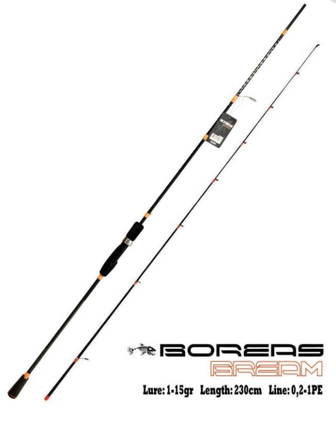 Fujin Boreas Bream 230cm 1-15gr Orange FBSB-762KR - 1