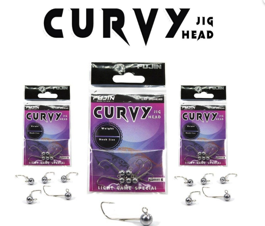Fujin Curvy Jig Head 5gr #4 - 1