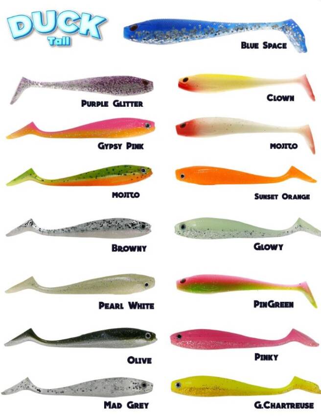 Fujin Duck Tail 9cm Silikon Balık - 1