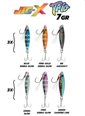 Fujin Jig-X Trio Micro Jig 7gr - 1