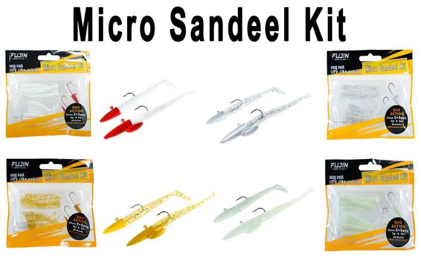 Fujin Micro Sandeel Kit Silikon Yem - 3