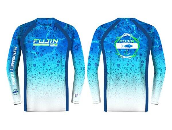 Fujin Performance T-Shirt Blue Ocean #XL - 1