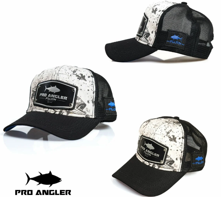 Fujin Pro Angler Black Fish Şapka - 1