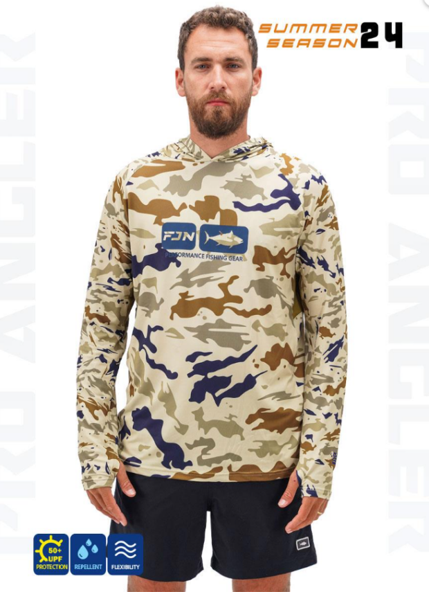 Fujin Pro Angler S24 Hooded Natural Camo - 1