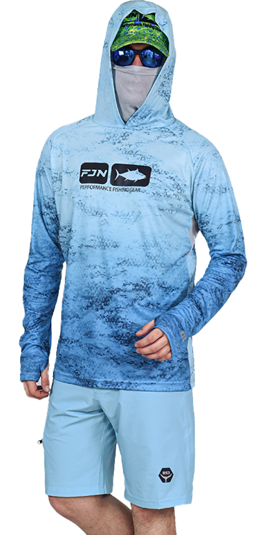 Fujin Pro Angler T-Shirt Blue Wave #L - 1