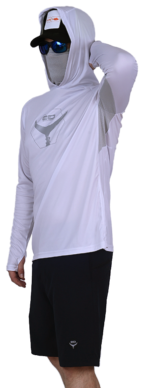 Fujin Pro Angler T-Shirt Dark White #XXL - 1