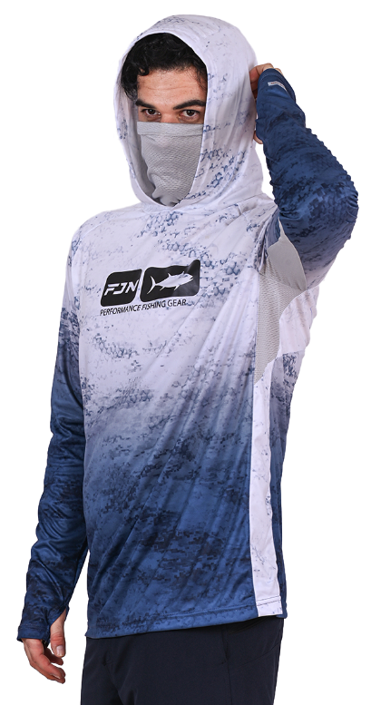 Fujin Pro Angler T-Shirt Grey Wave #XXL - 1