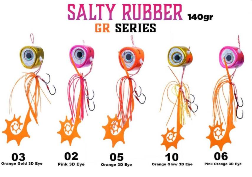 Fujin Salty Rubber 140gr GR Serisi Tai Rubber Set - 1