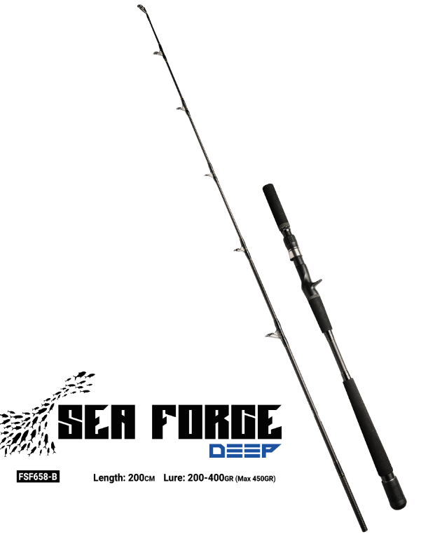 Fujin Sea Force 200cm 200-400gr Tekne Kamışı - 1