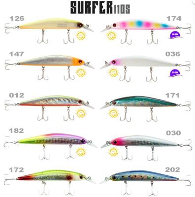 Fujin Surfer 110S 20gr 11cm Maket Balık - 1