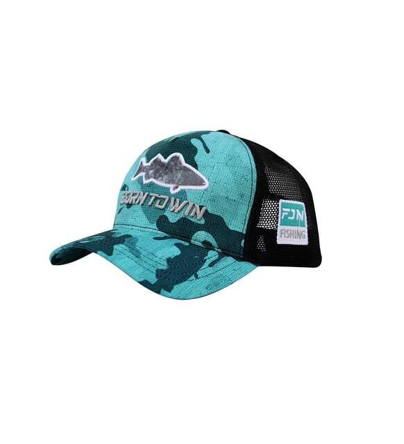 Fujin Turkuaz Camo Fish Balıkçı Şapkası - 1