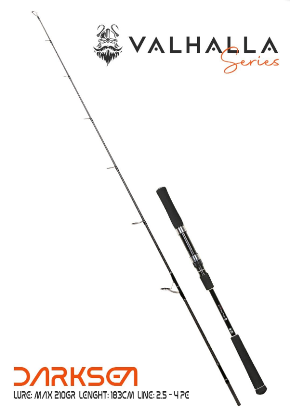 Fujin Valhalla Darksea 183cm 210gr Speed Jig Live Bait Kamışı - 1