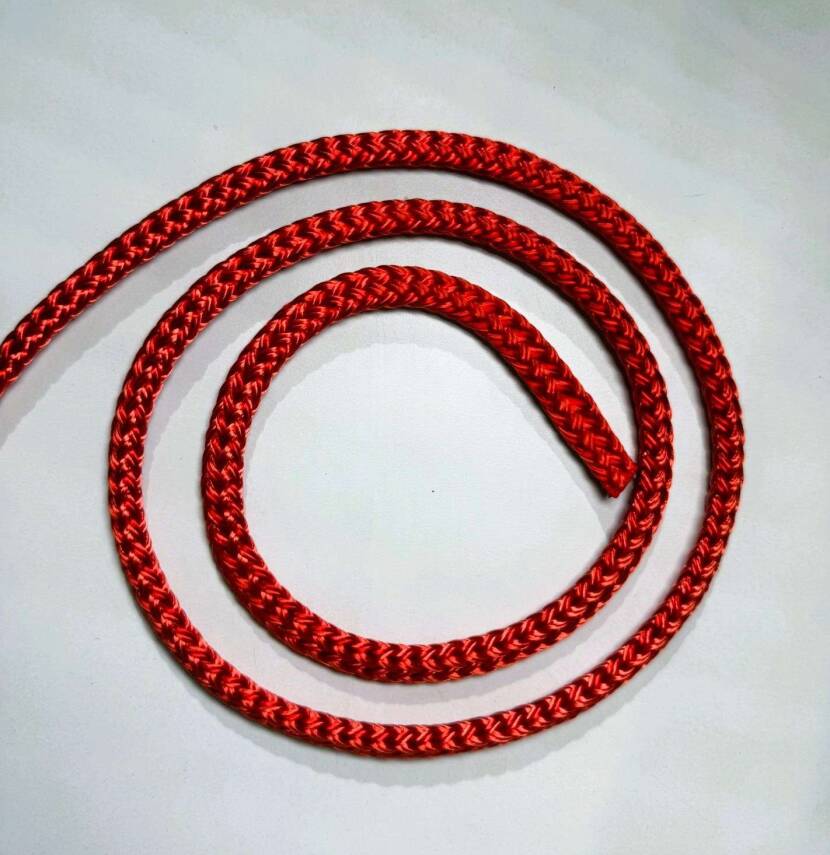 8 MM YASSI HALAT PES(hs) - M - USTURMACA HALAT - KIRMIZI - 1