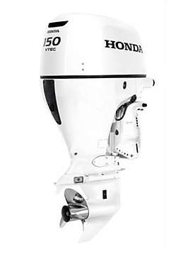 Honda BF 150D LDU BEYAZ Uzun şaft marşlı trimli direksiyonlu - 1