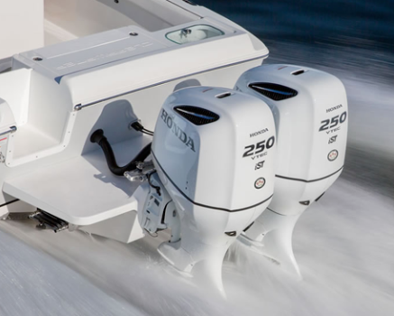 Honda BF 250D UCDU BEYAZ Ultra Uzun şaft marşlı trimli direksiyonlu - 1