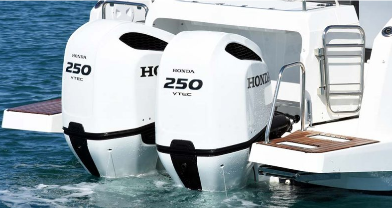 Honda BF 250D XCDU BEYAZ Ekstra Uzun şaft marşlı trimli direksiyonlu - 1