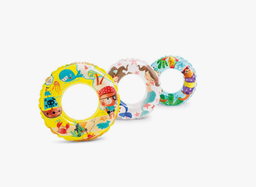 Intex 59242 Şeffaf Desenli Simit 61 cm - 1