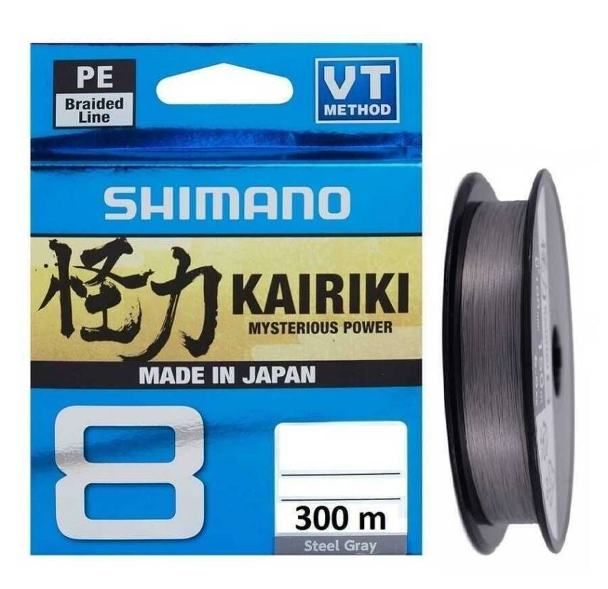Shimano Kairiki 8 300m Steel Gray 0.280mm/29.3kg - 1
