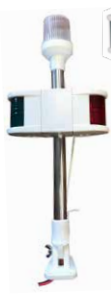 IŞIKLI KOMBİNE BAYRAK DİREĞİ 40 CM - 1