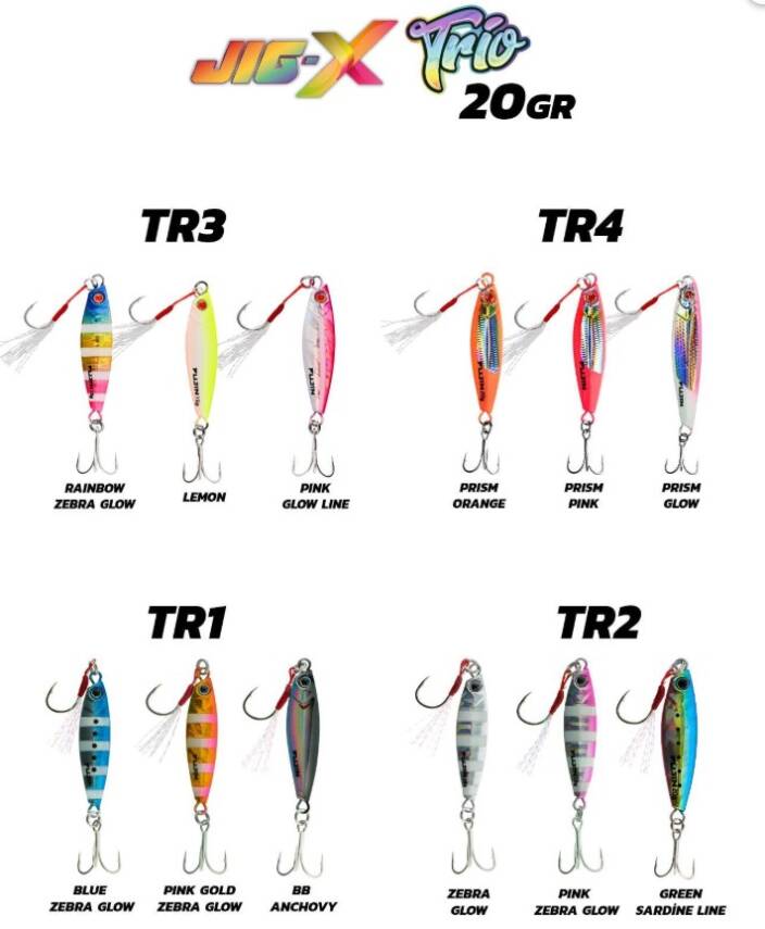 Fujin Jig-X Trio Micro Jig 20gr - 1