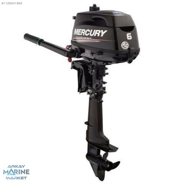 Mercury F 6 M / ML HP Kısa-Uzun Şaft Manuel Deniz Motoru - 1