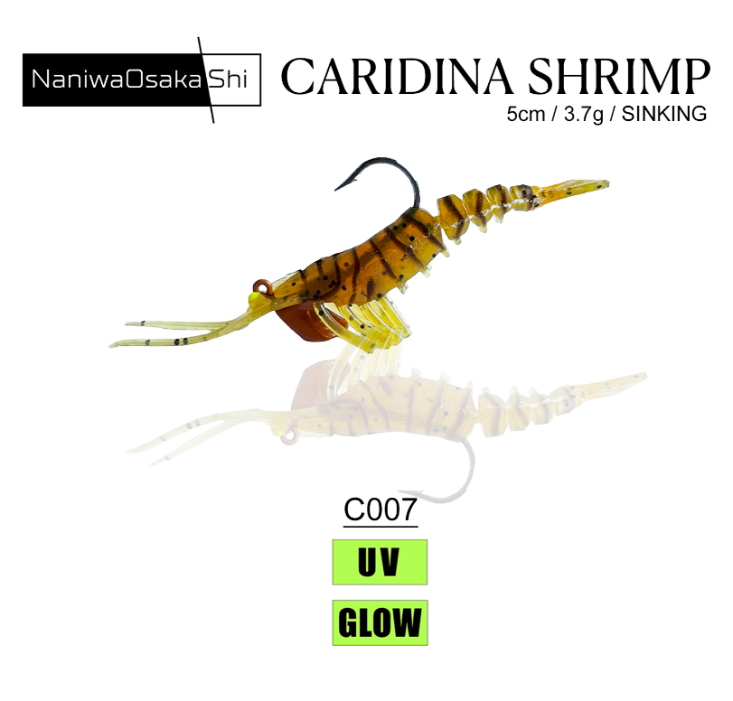 NANIWAOSAKASHICARIDINA SHRIMP 5CM3.5GR - 2