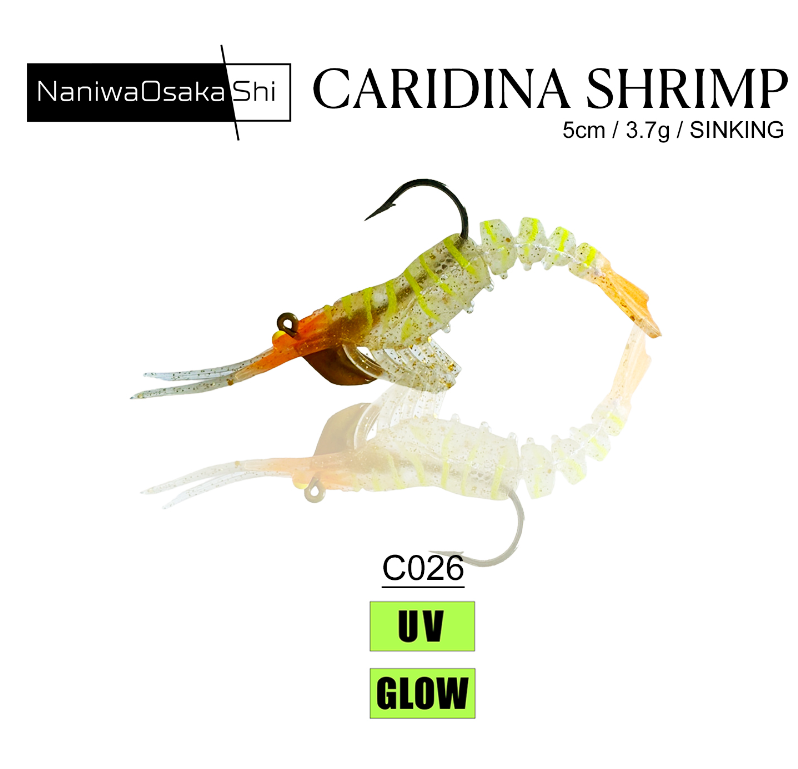 NANIWAOSAKASHICARIDINA SHRIMP 5CM3.5GR - 3