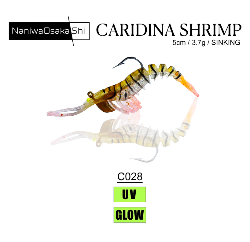NANIWAOSAKASHICARIDINA SHRIMP 5CM3.5GR - 5