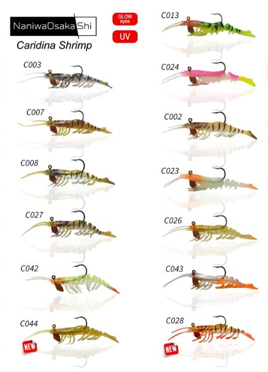 NANIWAOSAKASHICARIDINA SHRIMP 7.62CM6.5G - 1