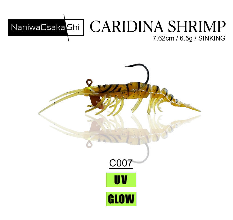 NANIWAOSAKASHICARIDINA SHRIMP 7.62CM6.5G - 2