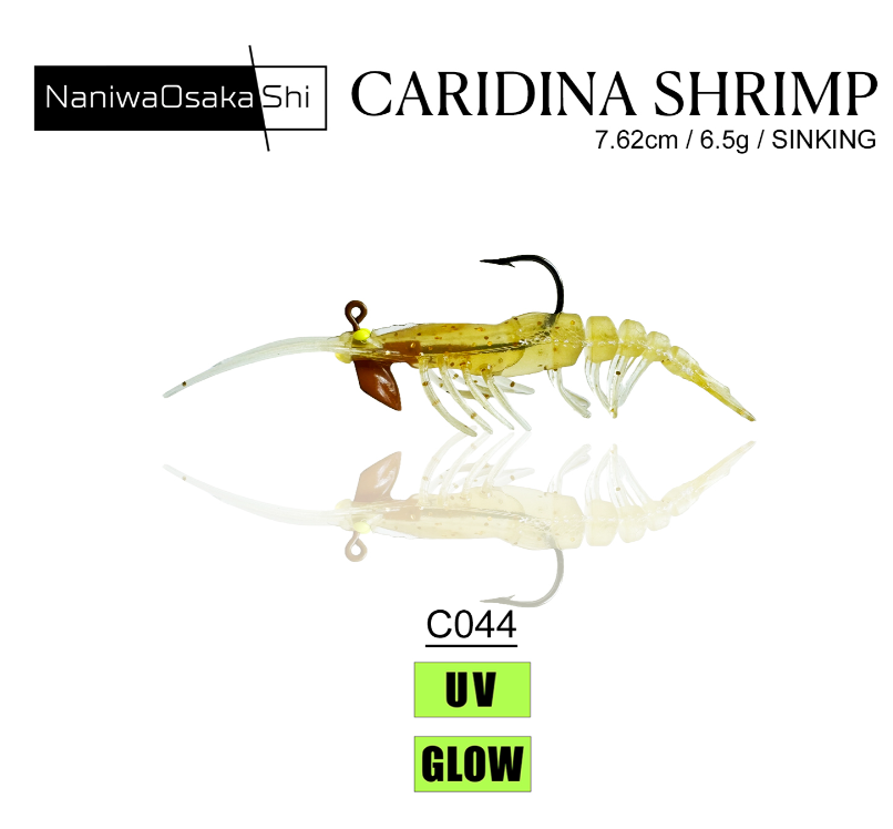 NANIWAOSAKASHICARIDINA SHRIMP 7.62CM6.5G - 5