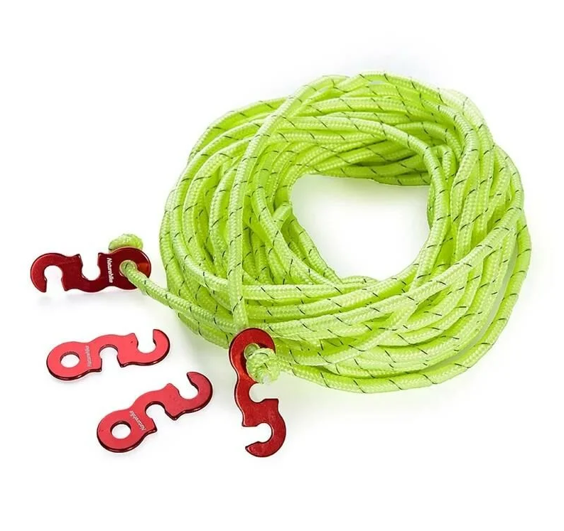 Naturehike 3 Delikli Tokalı 12 mt Kamp Çadırı Rüzgar Halatı - 1