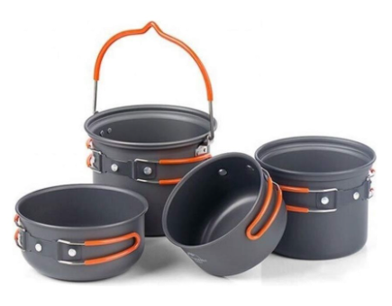 Naturehike 4IN1 Kamp Yemek Pişirme Seti - 1
