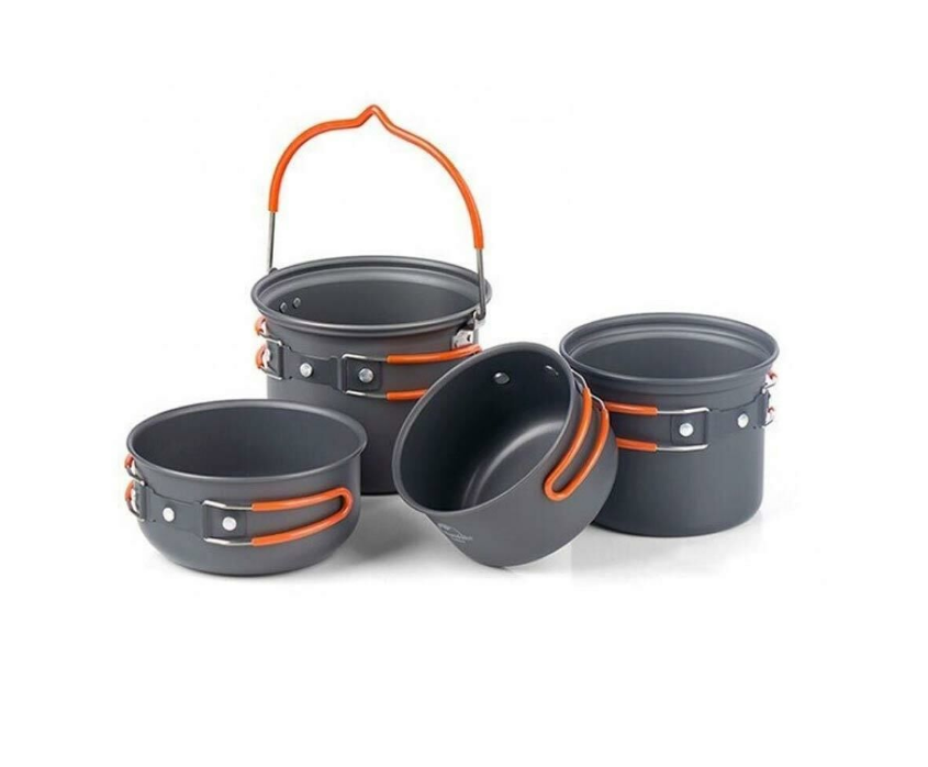 Naturehike 4IN1 Ultralight 2-3 Kişilik Kamp Yemek Pişirme Seti - 1