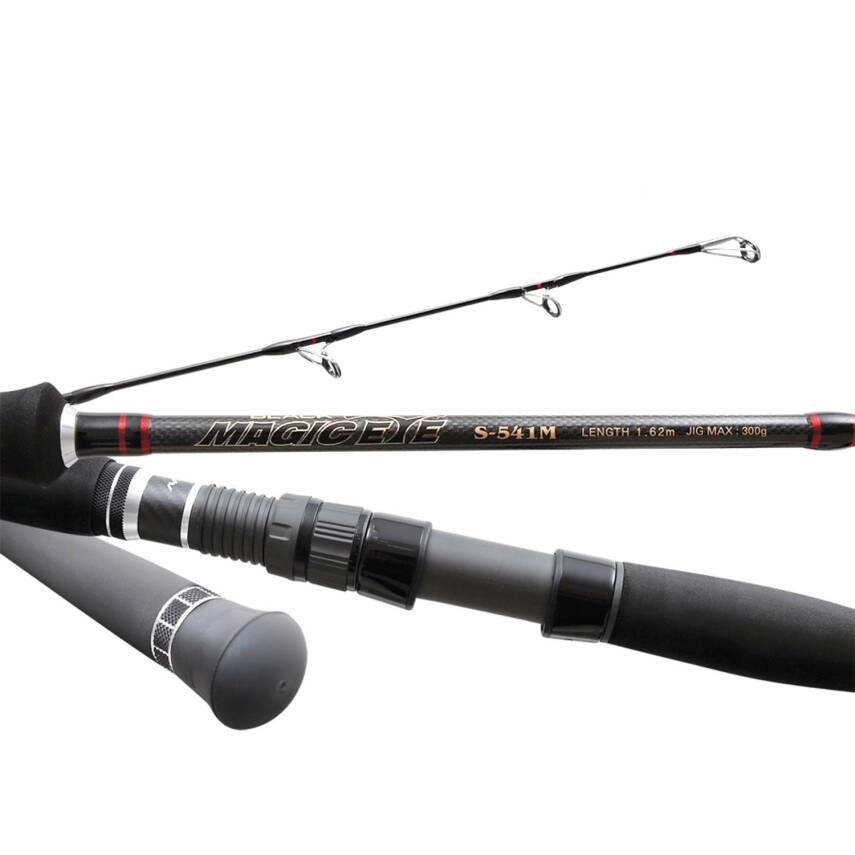 NS Black Hole Magic Eye Black B Slow Pitch 196 Cm Max. 280 Gr Jig Kamışı - 1