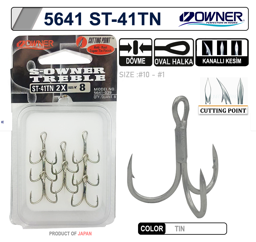 OWNER TN ST-41TN 8pcs - 1