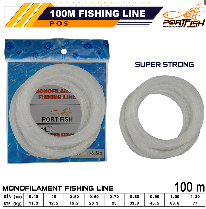 Portfish Poşet Misine 100mt - 1