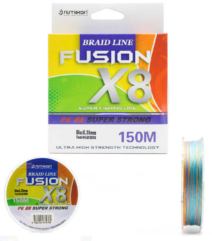 REMIXON FUSION 150M X8 MULTI COLOR İP MİSİNA - 1