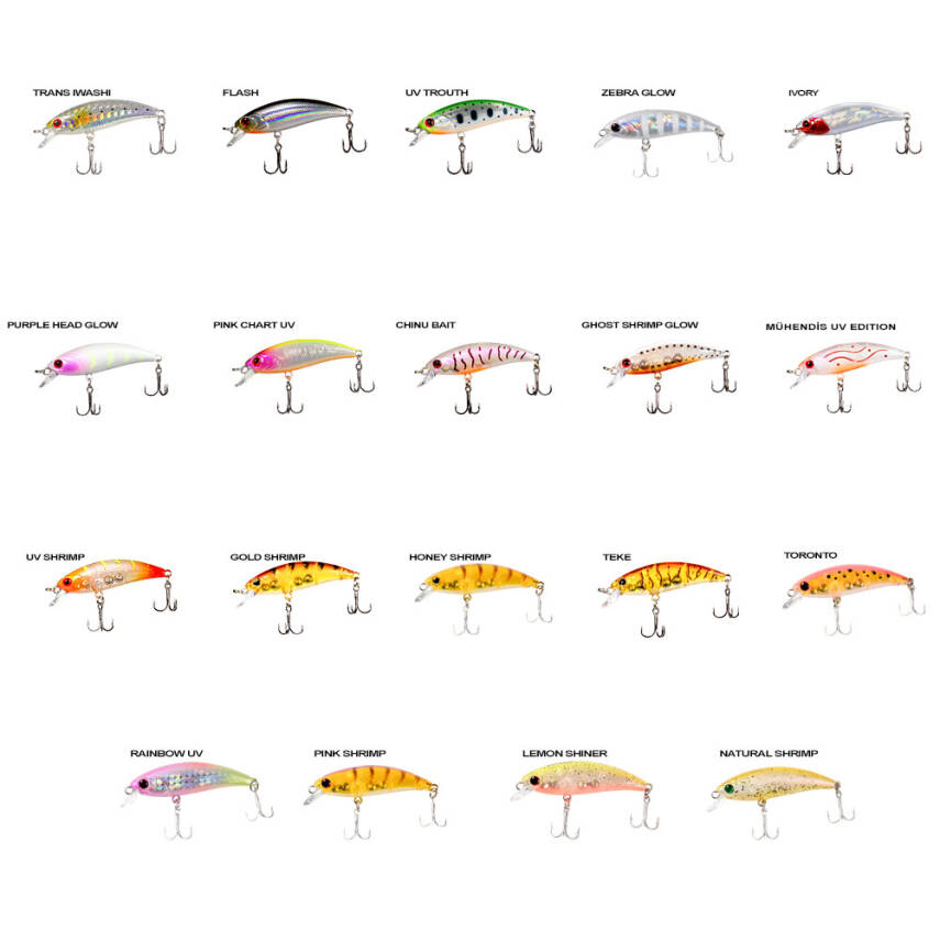 RYUJI BABY MINNOW SINKING 5CM 4,5GR - 1