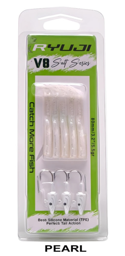 RYUJI V8 8CM, 5,5GR, SİLİKON YEM - 2