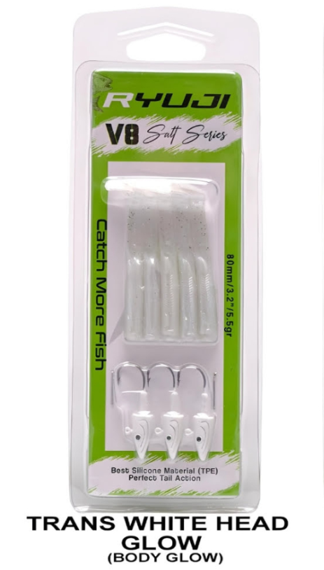 RYUJI V8 8CM, 5,5GR, SİLİKON YEM - 3