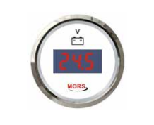 DİJİTAL VOLTMETRE12­24V BEYAZ - 1