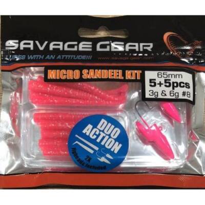 Savage gear Lrf Micro Sandeel Kit 12 Adet(1+1.5+5) Suni Yem - 3
