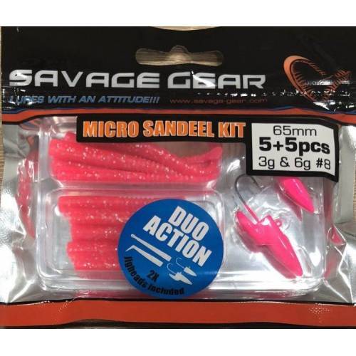 Savage gear Lrf Micro Sandeel Kit 12 Adet(1+1.5+5) Suni Yem - 3