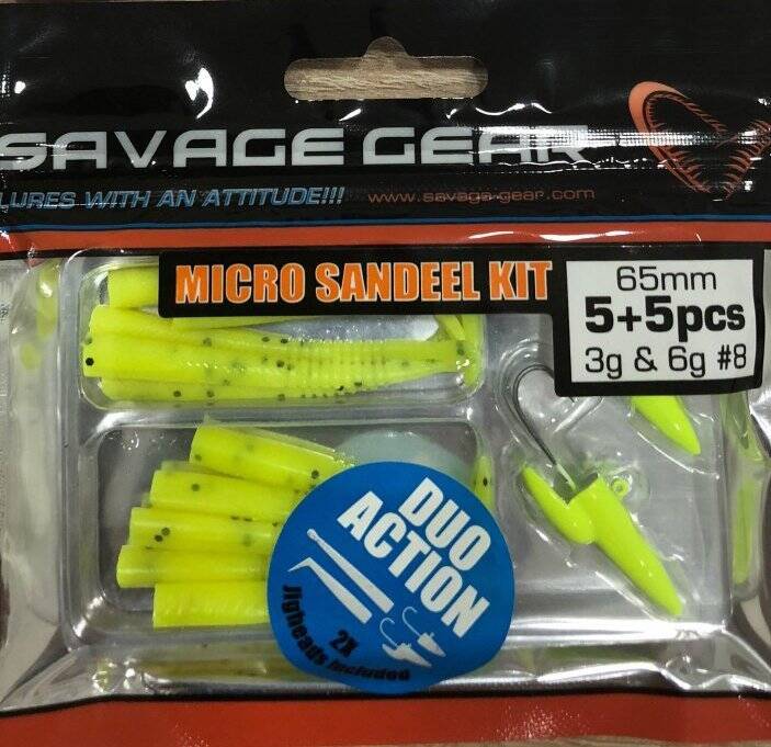 Savage gear Lrf Micro Sandeel Kit 12 Adet(1+1.5+5) Suni Yem - 6